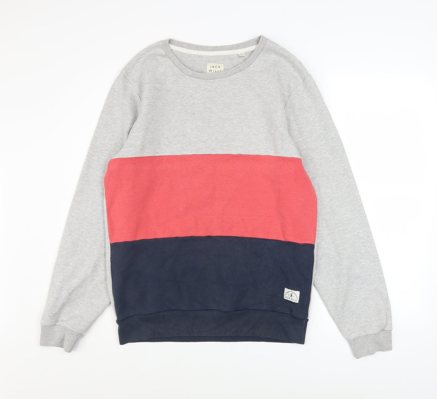 Mens UK Size M Jack Wills Multicoloured Pullover Sweatshirt