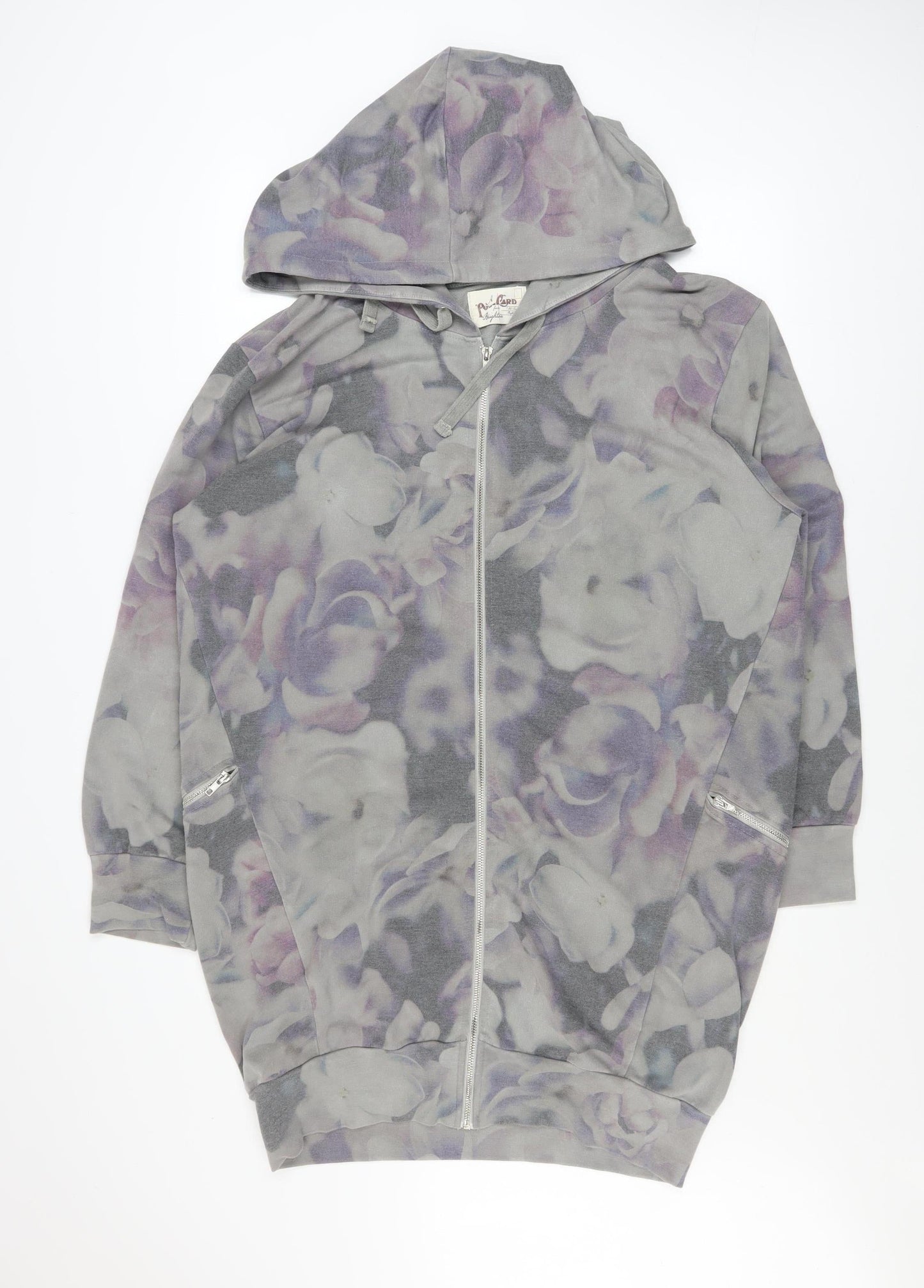Womens UK Size S A Postcard From Brighton Grey Yoga Walking Gym & Training Jacke