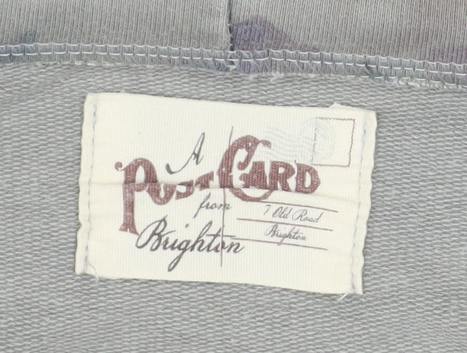 Womens UK Size S A Postcard From Brighton Grey Yoga Walking Gym & Training Jacke