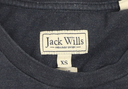 Jack Wills Men's Blue XS Crew Neck Short Sleeve Cotton T-Shirt