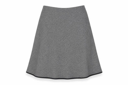 Marks and Spencer Women Grey Wool Blend A-Line Tweed Skirt UK 16