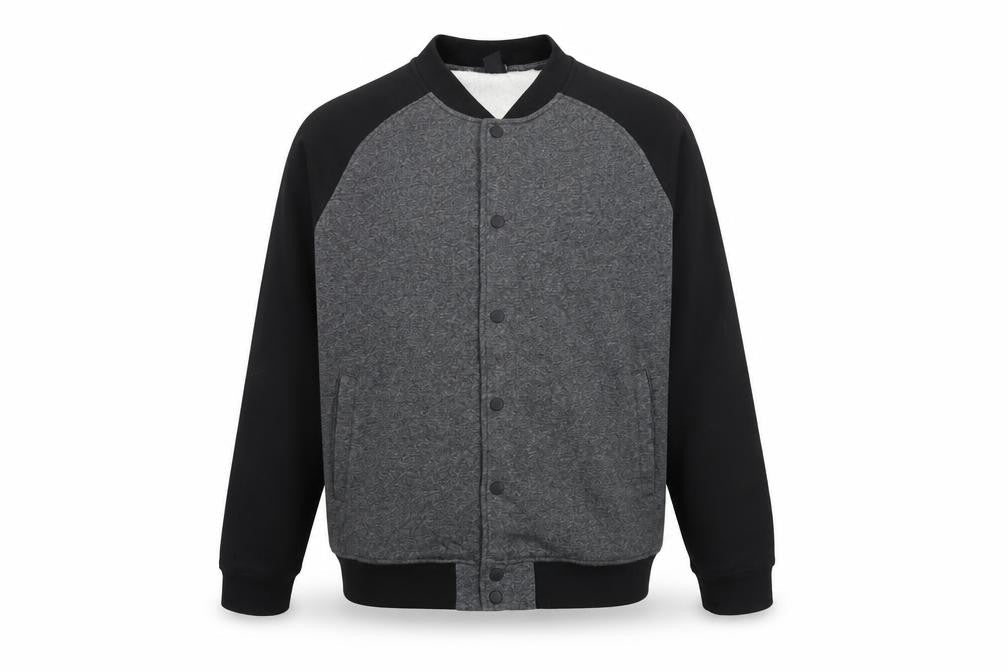 Mens UK Size XL H&M Grey Varsity Jacket