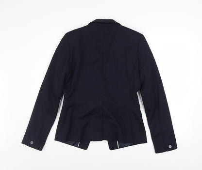 Womens UK Size 10 NEXT Regular Blue Blazer