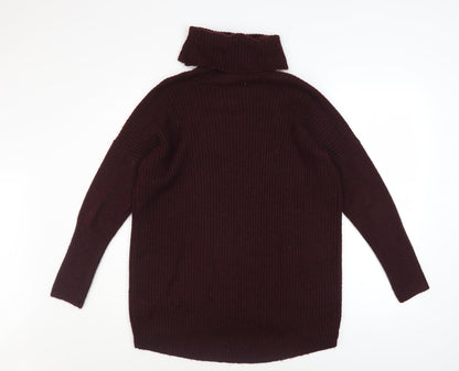 Womens UK Size 6 Miss Selfridge Brown Pullover Jumper