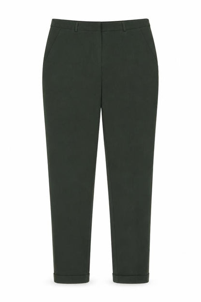 Womens UK Size 8 ASOS Slim Fit Business Casual Workwear Green Trousers
