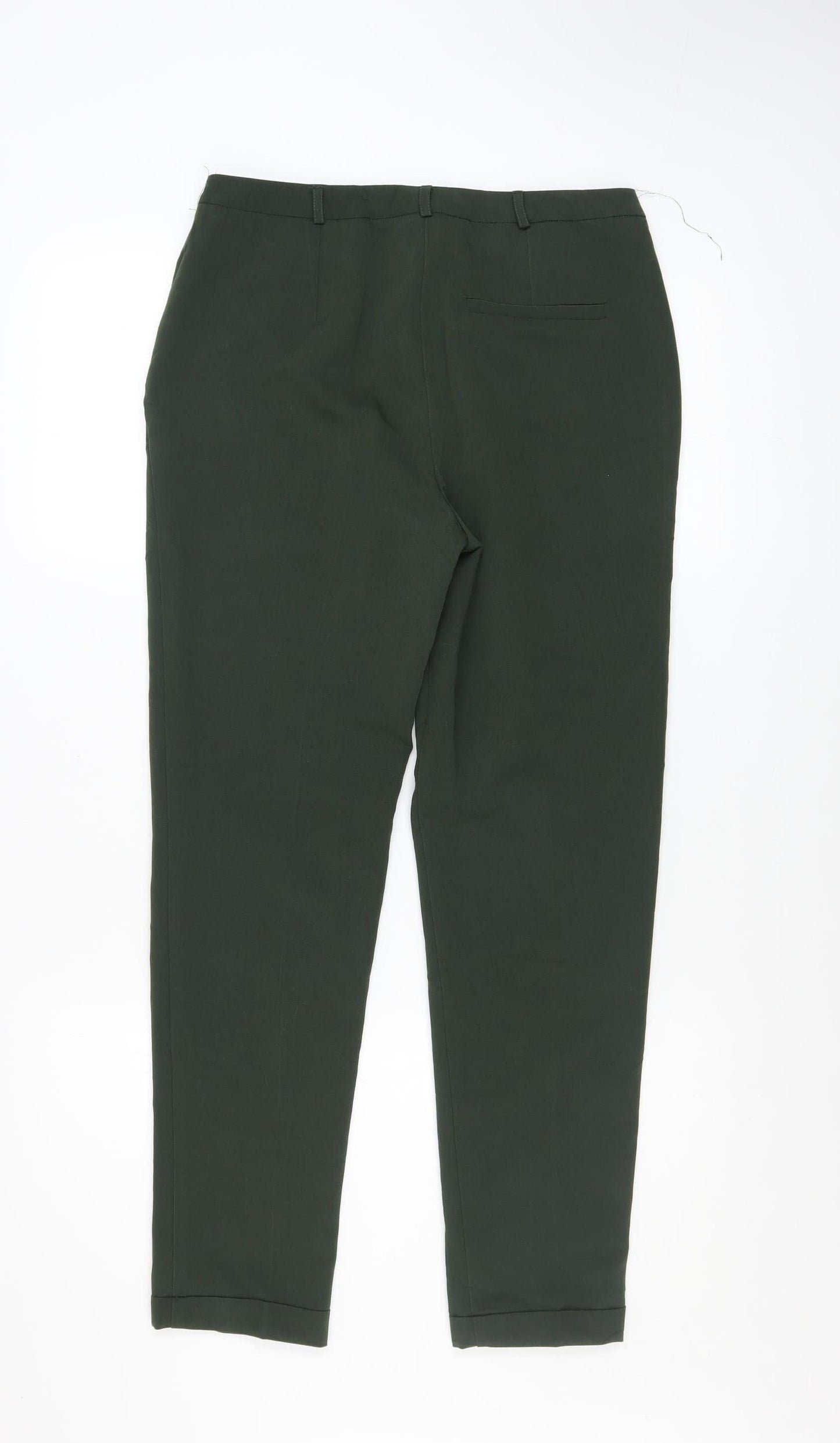 Womens UK Size 8 ASOS Slim Fit Business Casual Workwear Green Trousers