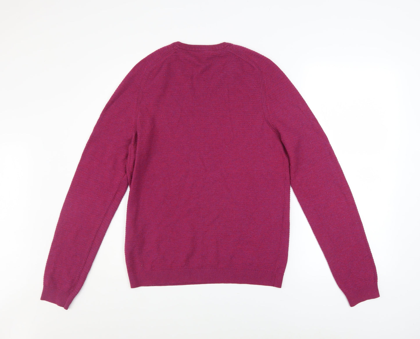 Mens UK Size M Ted Baker Purple Pullover Jumper