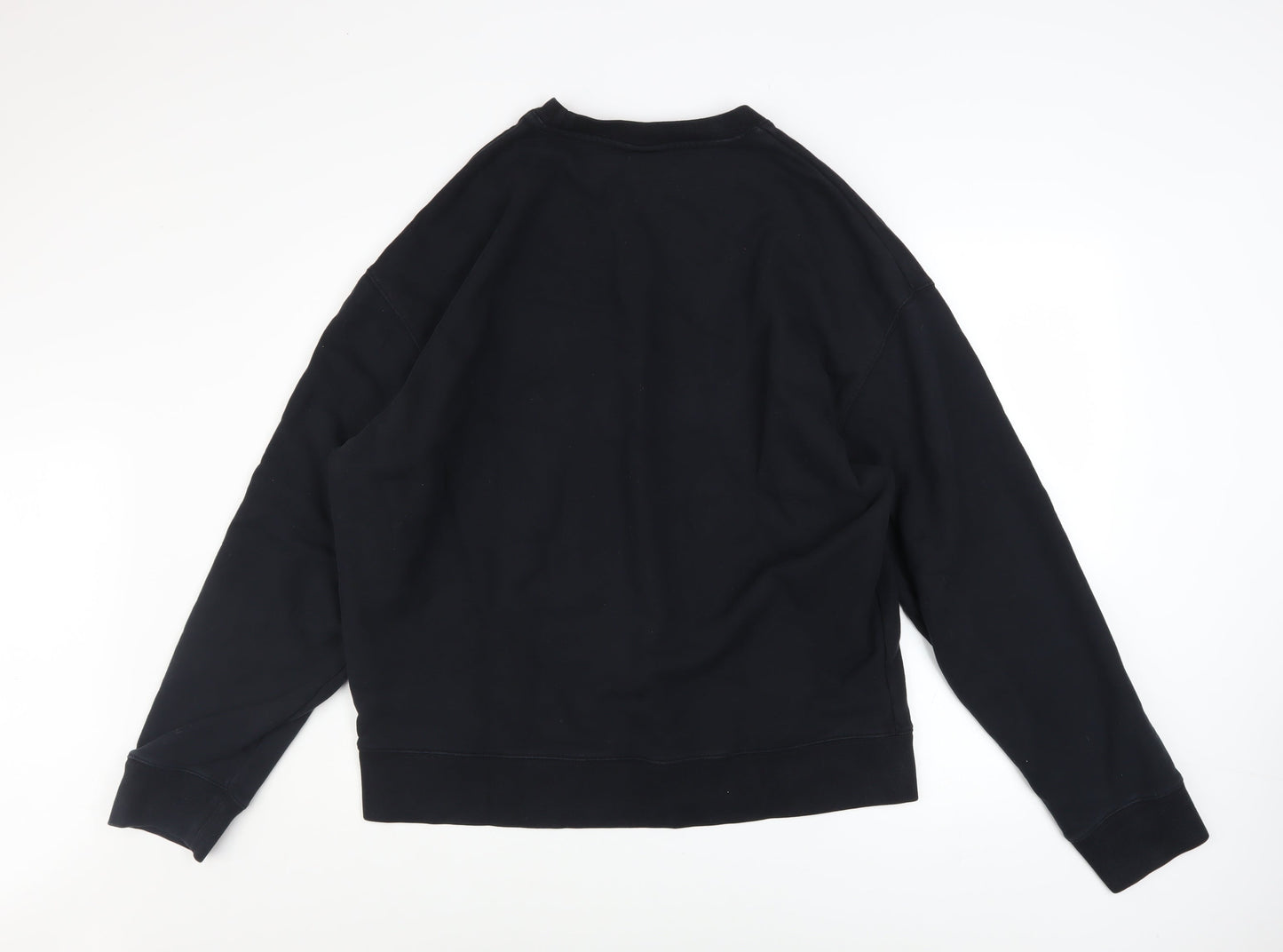 Mens UK Size L Café Kitsuné Black Pullover Sweatshirt