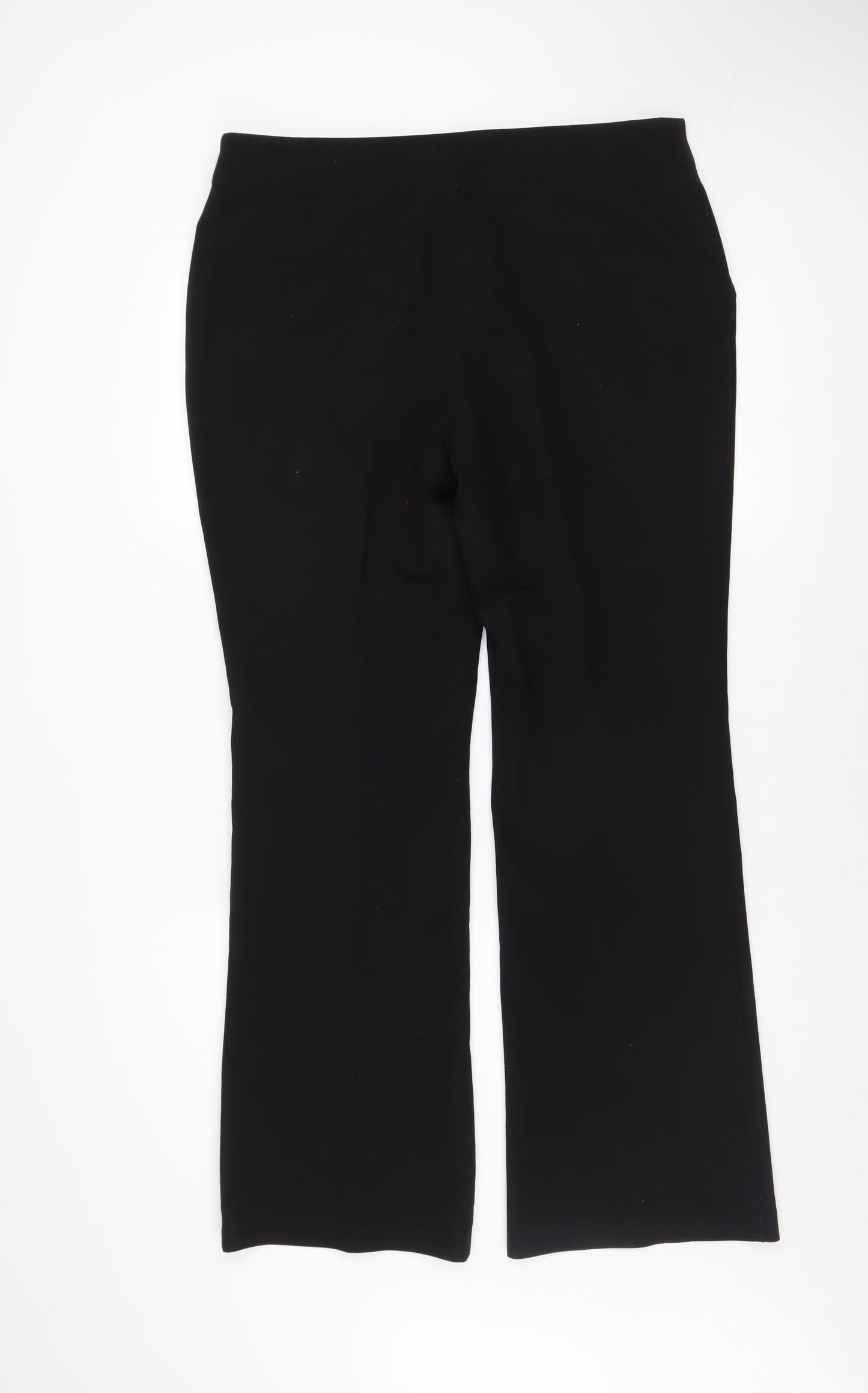 Womens UK Size 14 NEXT Regular Fit Dress Pants Black Trousers