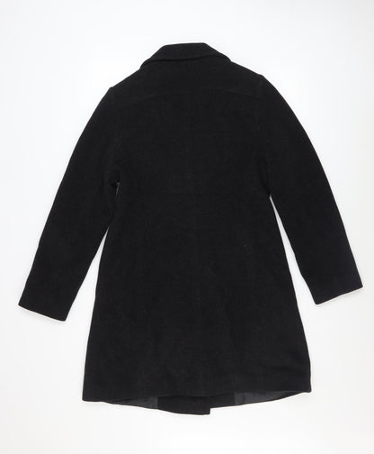 Womens UK Size 8 Vernissage Black Pea Coat