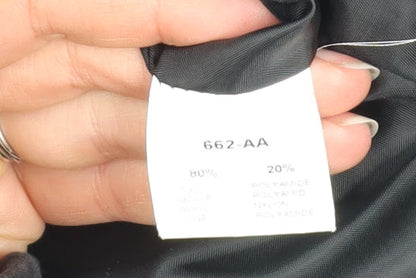 Womens UK Size 8 Vernissage Black Pea Coat