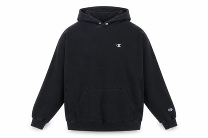 Mens UK Size M Champion Black Pullover Hoodie