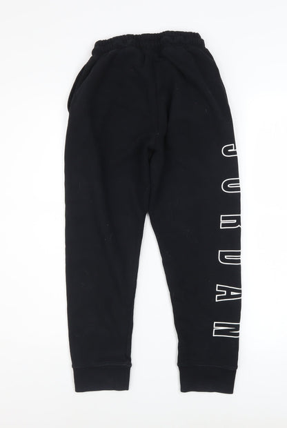 Jordan Boys Black Jogger Sweatpants Size 10-12 Years Cotton Blend
