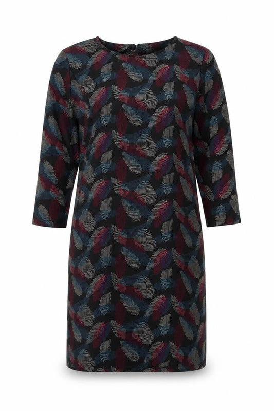 Front view of Roman Women Multicoloured, size 10, Shift Knee Length Dress