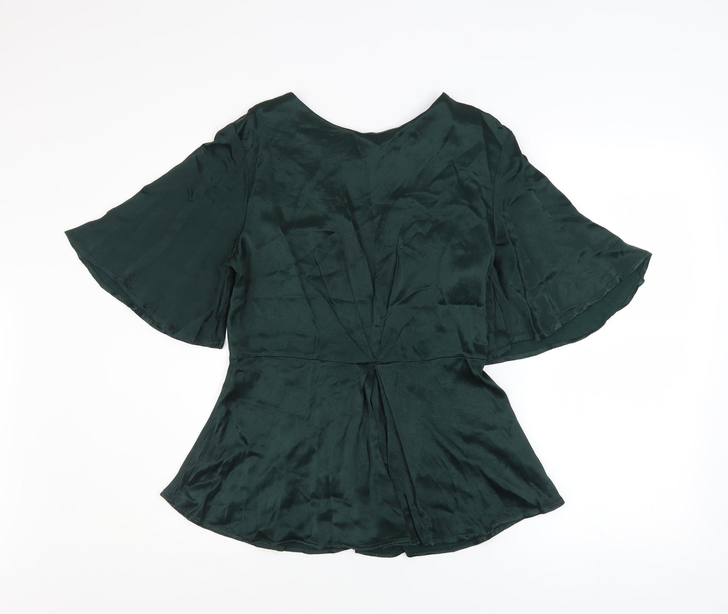 Womens UK Size 12 Monsoon Green Tunic Blouse