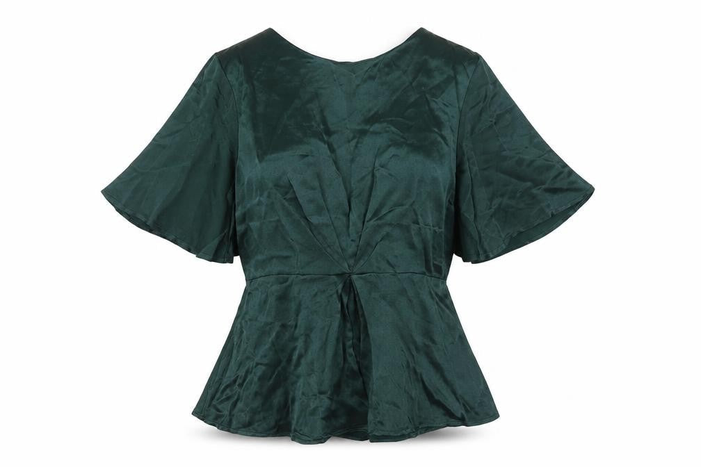 Womens UK Size 12 Monsoon Green Tunic Blouse