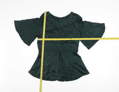 Womens UK Size 12 Monsoon Green Tunic Blouse