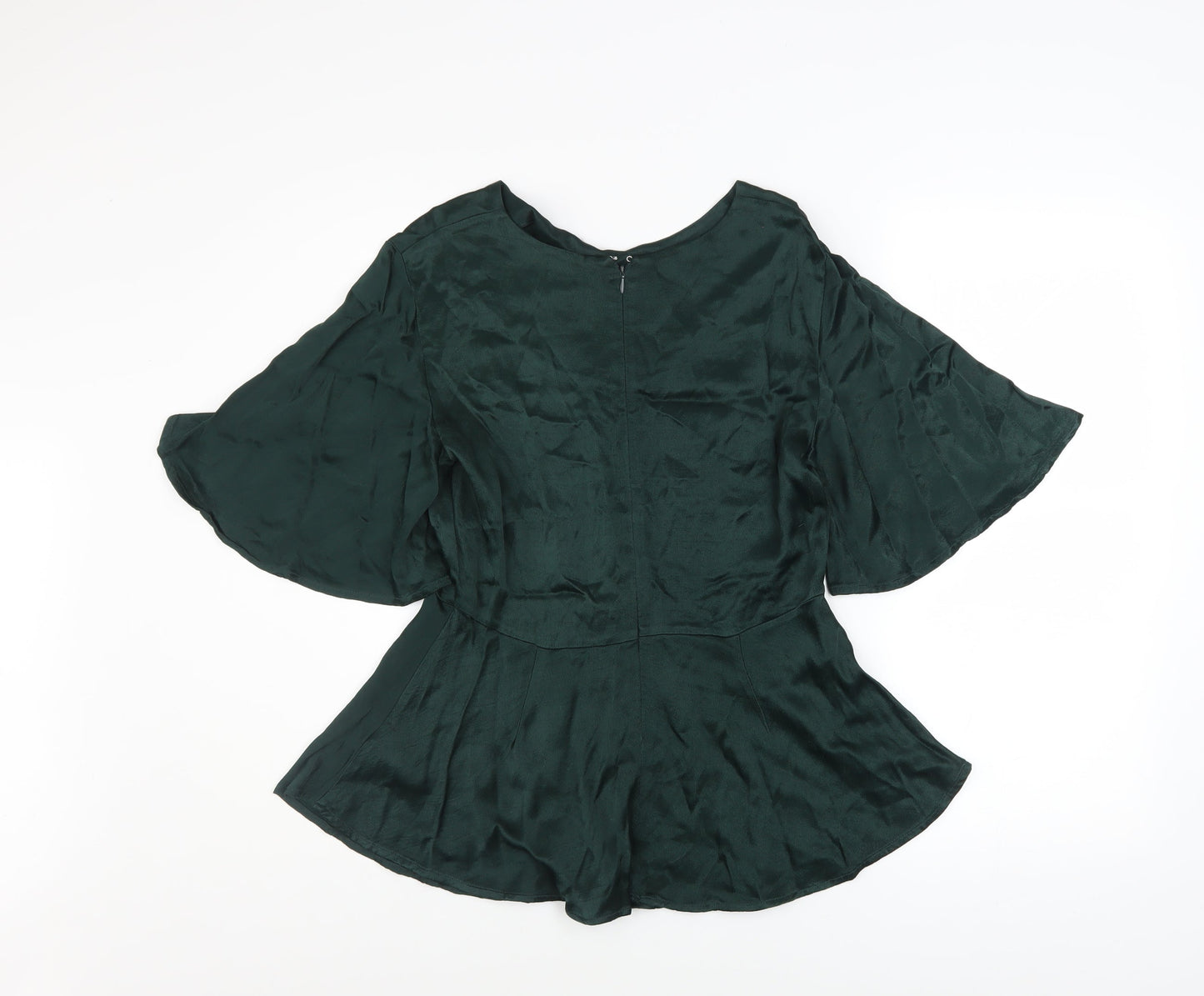 Womens UK Size 12 Monsoon Green Tunic Blouse