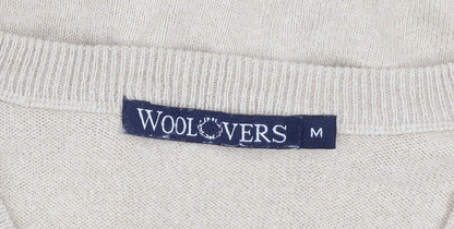 Mens UK Size M Woolovers Beige Vest Jumper