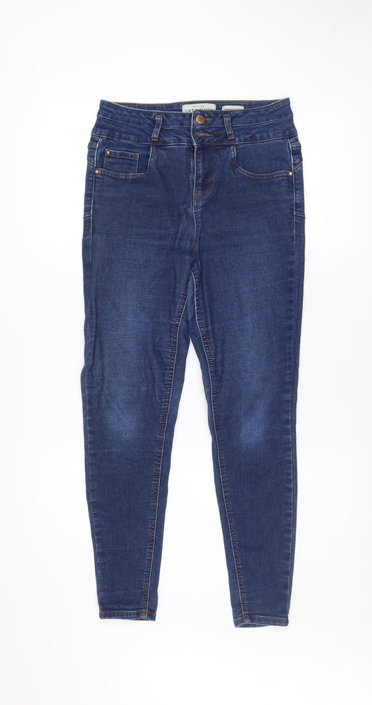 Womens UK Size 8 New Look Slim Fit Skinny Blue Jeans