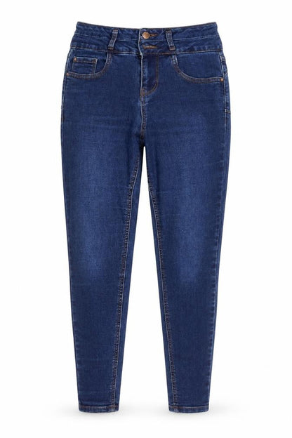 Womens UK Size 8 New Look Slim Fit Skinny Blue Jeans