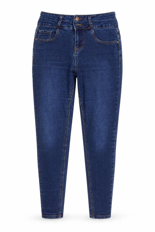 Womens UK Size 8 New Look Slim Fit Skinny Blue Jeans