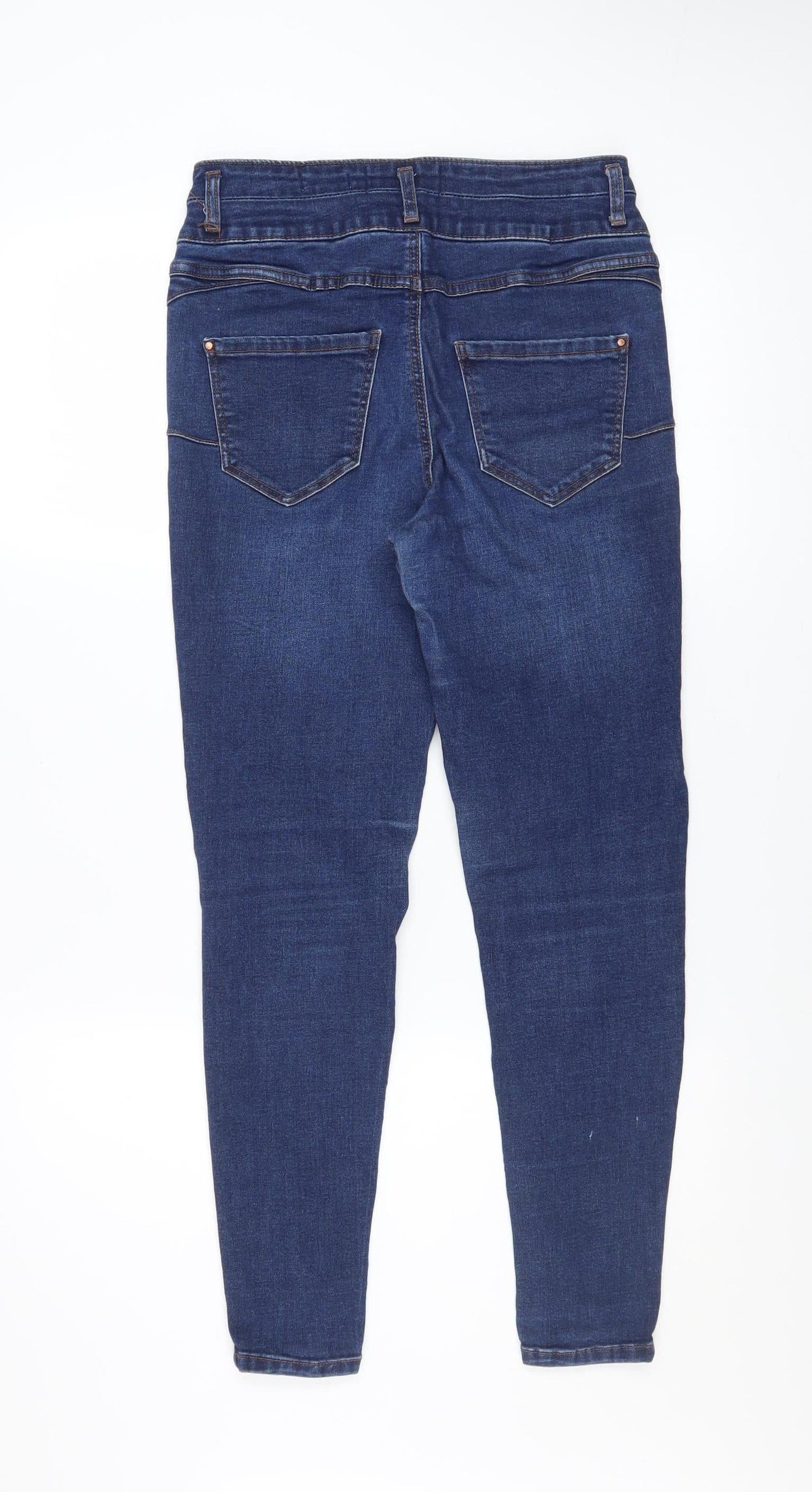 Womens UK Size 8 New Look Slim Fit Skinny Blue Jeans