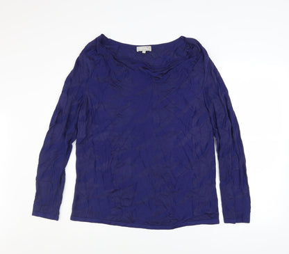 Womens UK Size 14 Marks and Spencer Blue Basic Blouse
