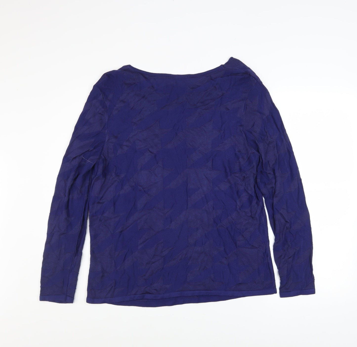 Womens UK Size 14 Marks and Spencer Blue Basic Blouse