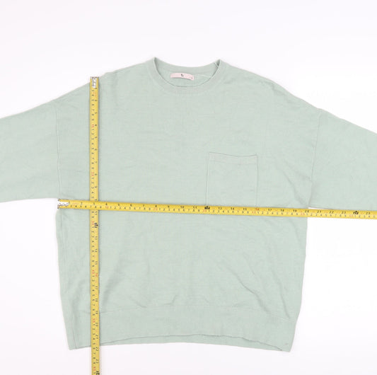Womens UK Size 14 TU Green Pullover Jumper