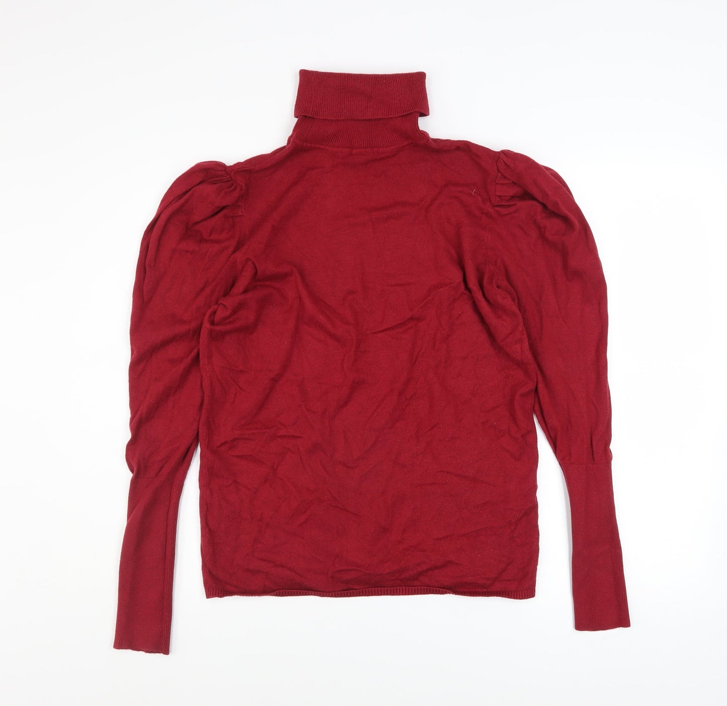 Womens UK Size XL Piazza Italia Red Pullover Jumper