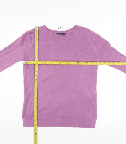 Womens UK Size 8 Marks and Spencer Purple Pullover Jumper