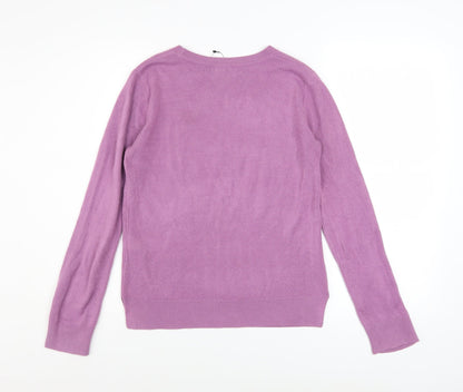 Womens UK Size 8 Marks and Spencer Purple Pullover Jumper