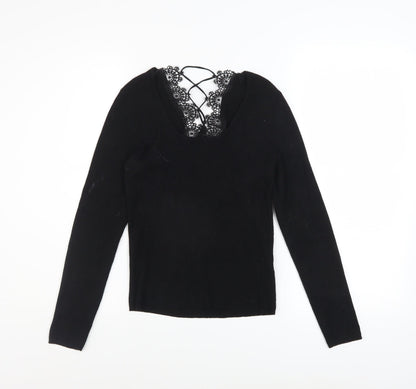 Womens UK Size L Urban Outfitters Black Pullover Jumper