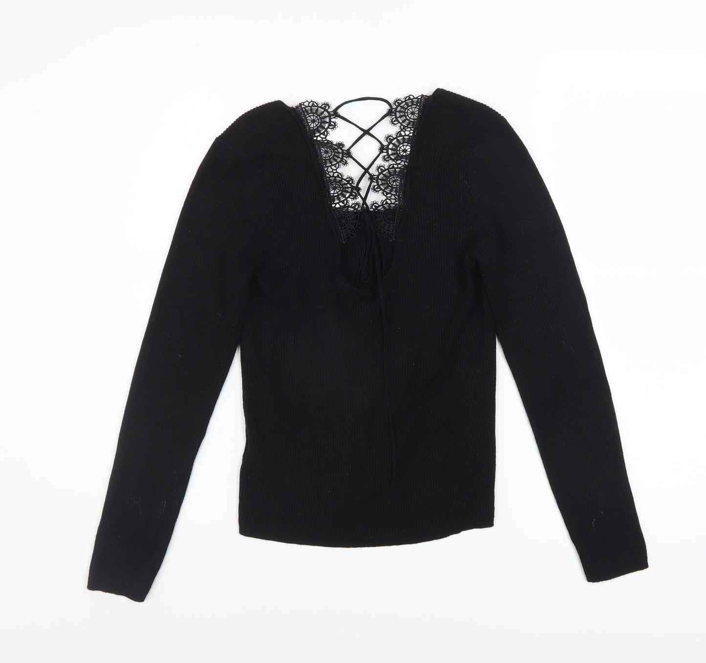 Womens UK Size L Urban Outfitters Black Pullover Jumper