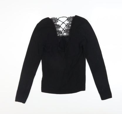 Womens UK Size L Urban Outfitters Black Pullover Jumper