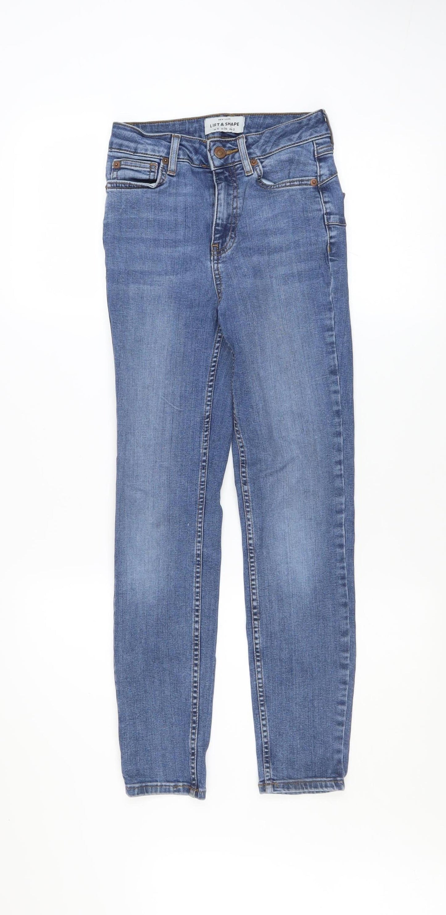 Womens UK Size 6 New Look Slim Fit Skinny Blue Jeans