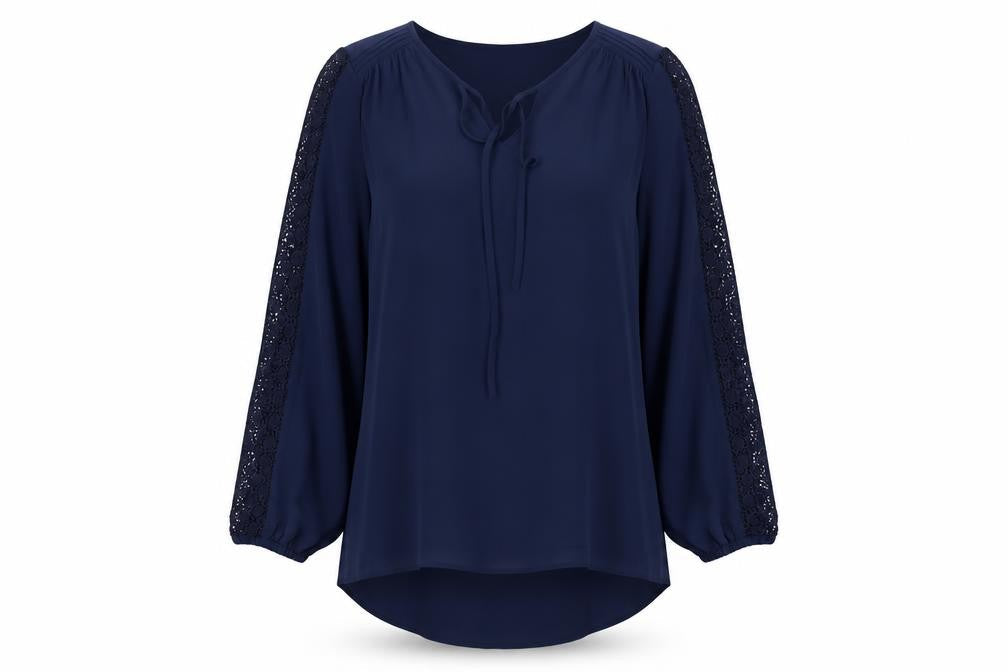 Womens UK Size 12 Monsoon Blue Tunic Blouse