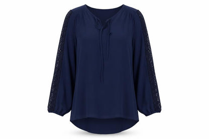 Womens UK Size 12 Monsoon Blue Tunic Blouse