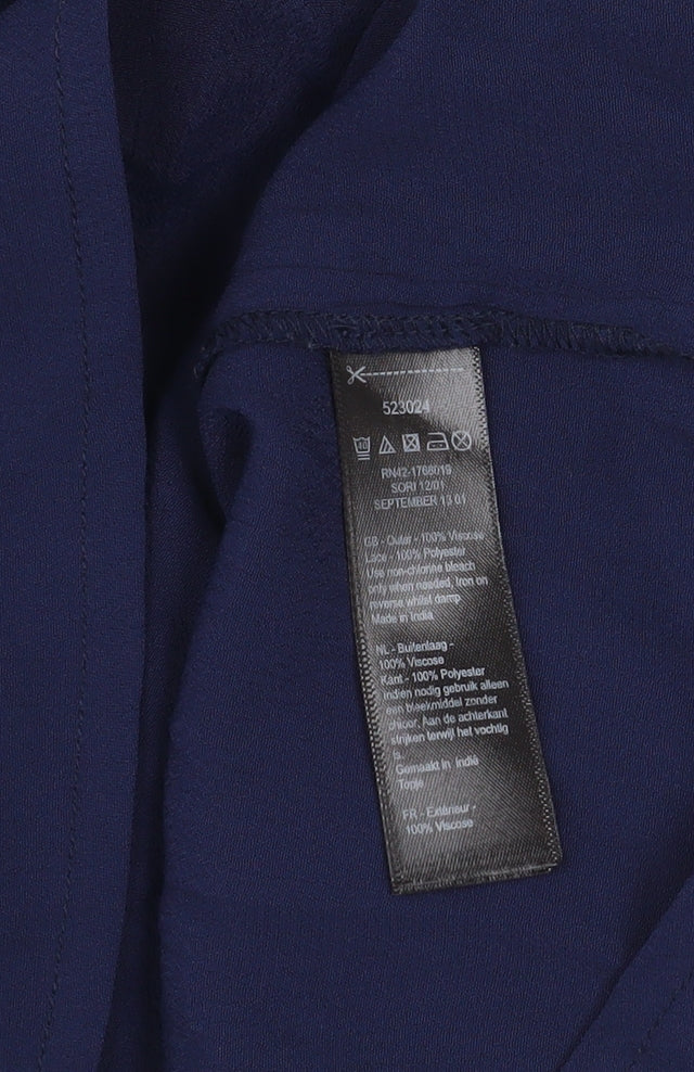 Womens UK Size 12 Monsoon Blue Tunic Blouse