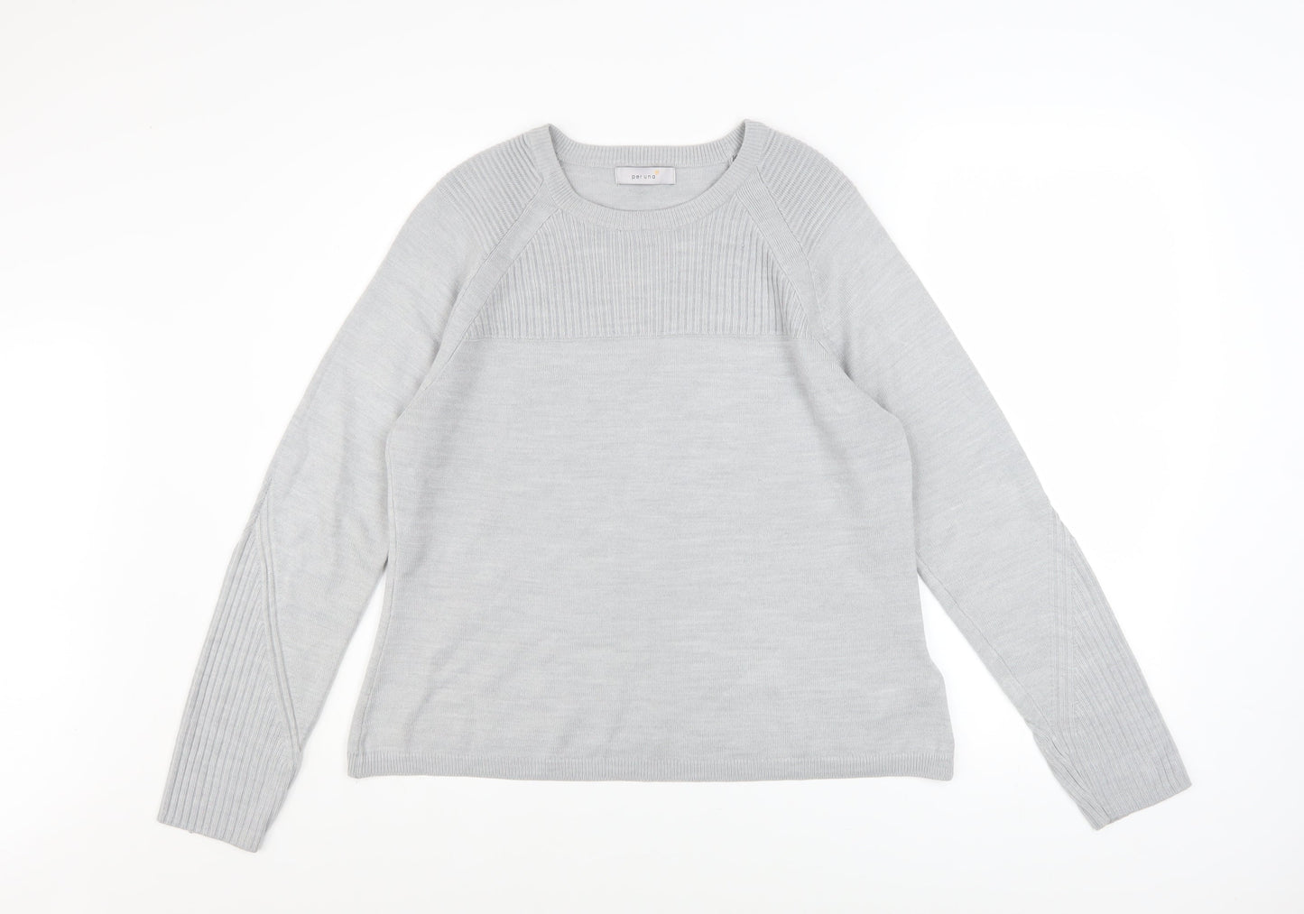 Womens UK Size 12 Marks and Spencer Grey Pullover Jumper