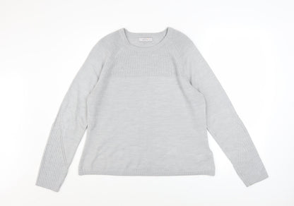 Womens UK Size 12 Marks and Spencer Grey Pullover Jumper