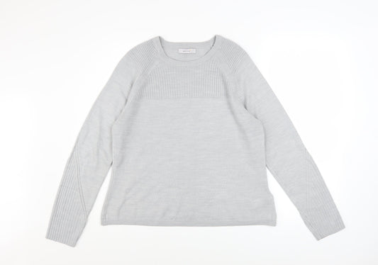 Womens UK Size 12 Marks and Spencer Grey Pullover Jumper