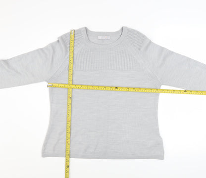 Womens UK Size 12 Marks and Spencer Grey Pullover Jumper