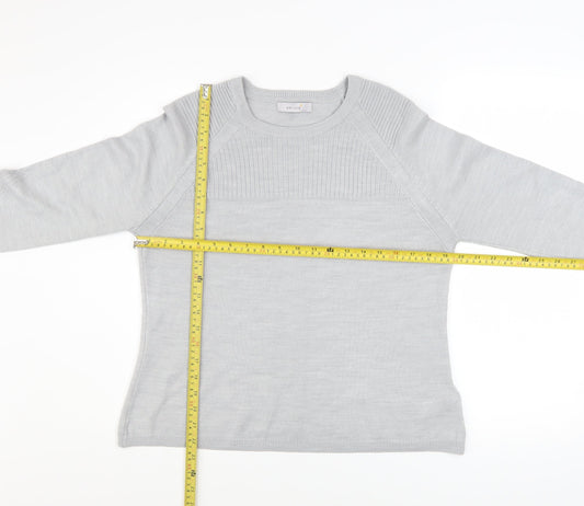 Womens UK Size 12 Marks and Spencer Grey Pullover Jumper