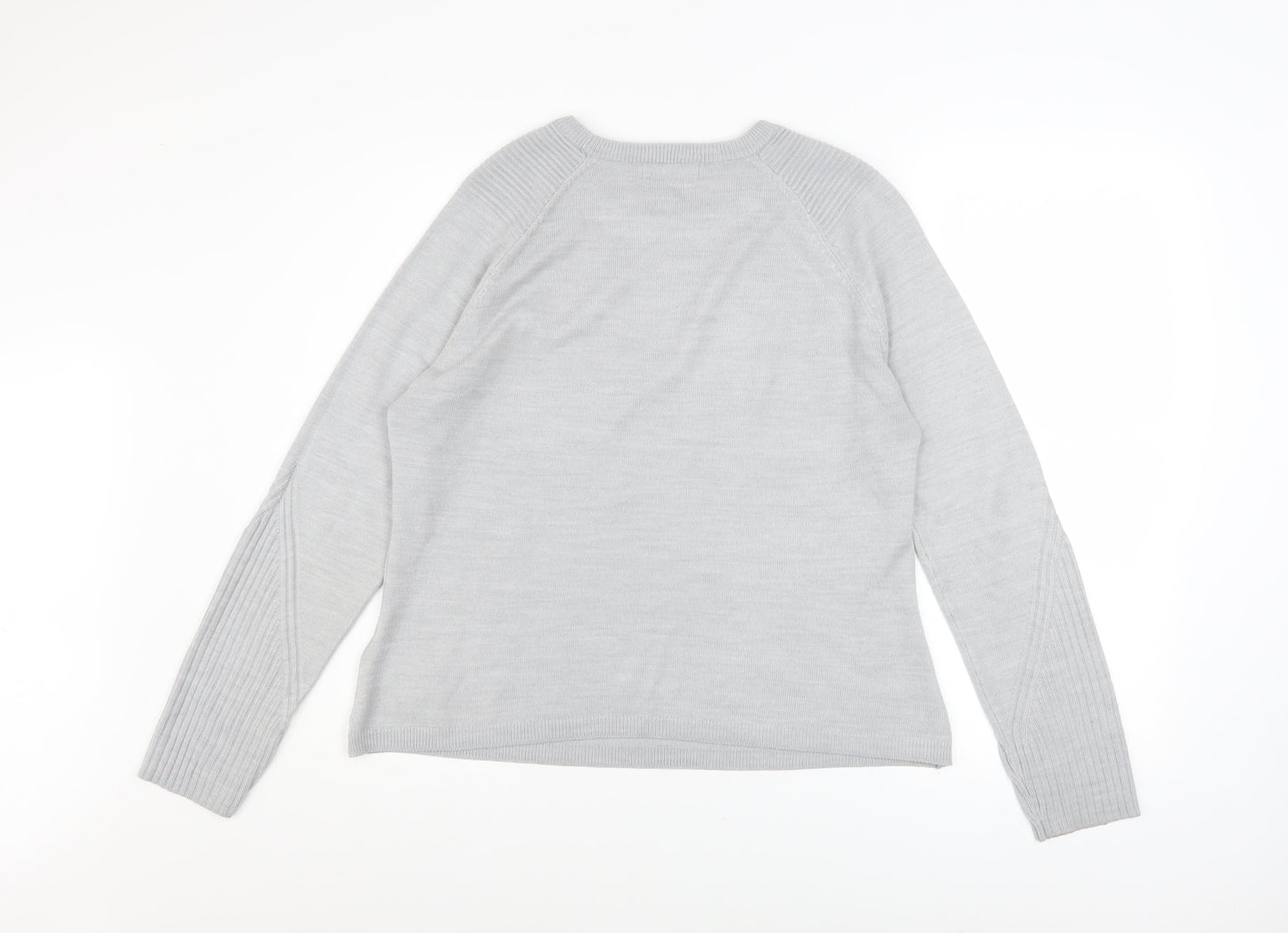 Womens UK Size 12 Marks and Spencer Grey Pullover Jumper