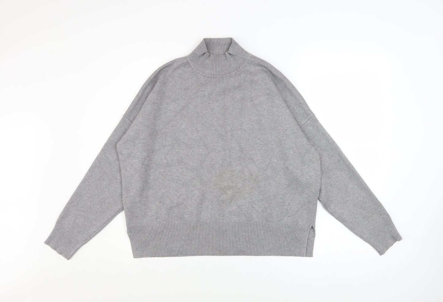 Womens UK Size M New Look Grey Pullover Jumper