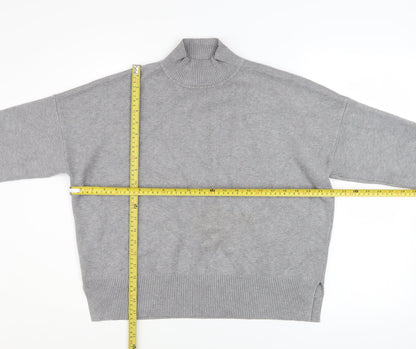 Womens UK Size M New Look Grey Pullover Jumper
