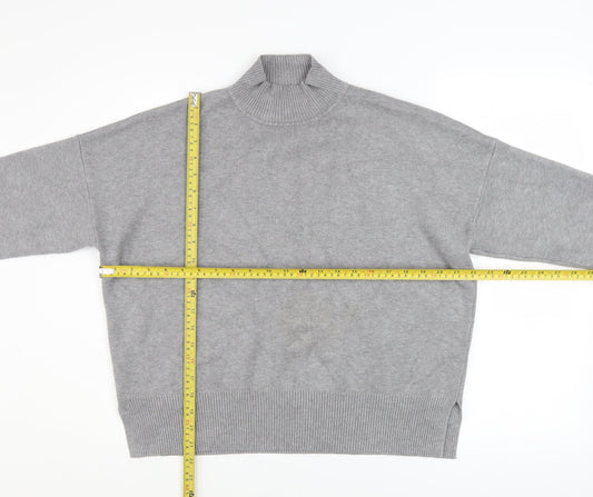 Womens UK Size M New Look Grey Pullover Jumper