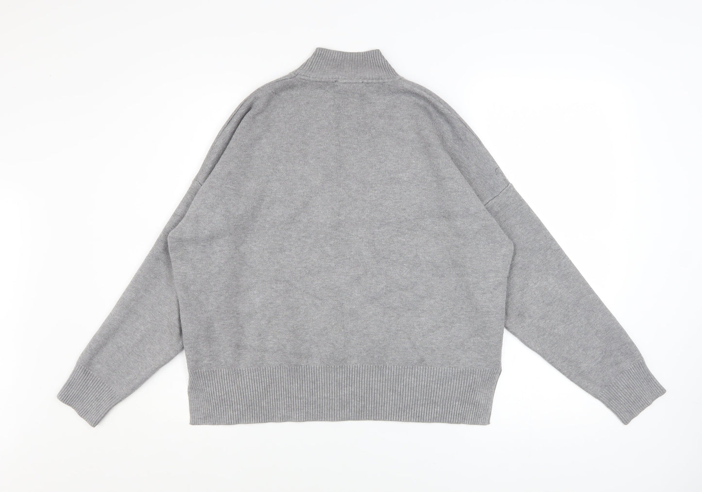 Womens UK Size M New Look Grey Pullover Jumper